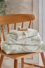 Laura Ashley Dove Grey Oriental Garden Towels