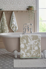 Laura Ashley Dove Grey Oriental Garden Towels