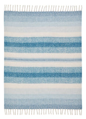 Laura Ashley Ortonby Newport Blue Throw