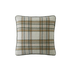 Laura Ashley Padbury Check Olive 45x45cm Microfibre Cushion