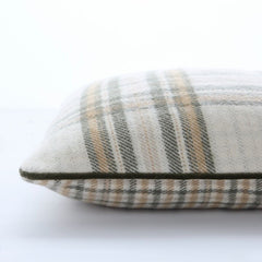 Laura Ashley Padbury Check Olive 45x45cm Microfibre Cushion