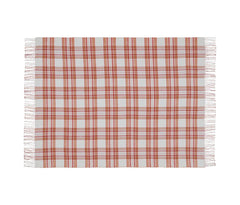 Laura Ashley Padbury Check Russet 150x200cm Throw