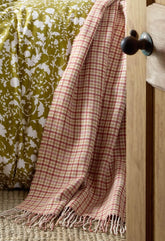 Laura Ashley Padbury Check Russet 150x200cm Throw
