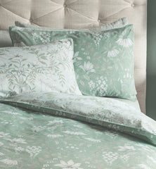 Laura Ashley Parterre Sage Duvet Cover and Pillowcase Set