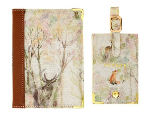 Voyage Maison Passport Cover and Luggage Tag Enchanted Forest