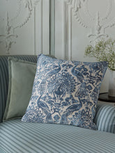 Laura Ashley Peacock Damask Dusky Seaspray Mf 50x50cm Cushion