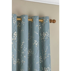 Laura Ashley Pussy Willow Dark Seaspray Ready Made Curtains