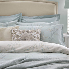 Laura Ashley Pussy Willow Duck Egg Duvet Cover and Pillowcase Set