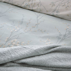 Laura Ashley Pussy Willow Duck Egg Duvet Cover and Pillowcase Set