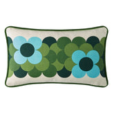 Orla Kiely Retro Flower Stripe Riviera 30x50cm Microfibre Cushion