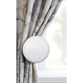 Laura Ashley Ribbed Ball Holdback, Cotton White