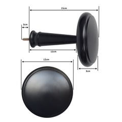 Laura Ashley Ribbed Ball Holdback, Black