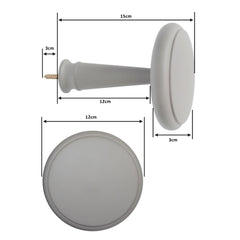 Laura Ashley Ribbed Ball Holdback, Pale Dove Grey