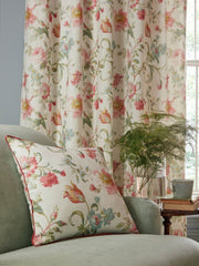 Laura Ashley Rosalind Pale Cranberry 45x45cm Microfibre Cushion