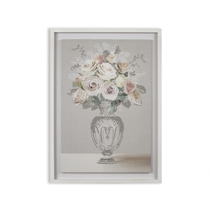 Laura Ashley Rose Bouquet Vase Wall Art