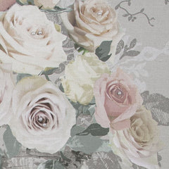Laura Ashley Rose Bouquet Vase Wall Art