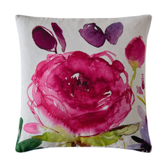 Bluebellgray Rose Fuchsia Microfibre 45x45cm Cushion