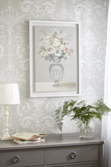 Laura Ashley Rose Bouquet Vase Wall Art
