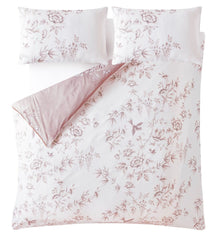 Laura Ashley Rowsham Garden Dark Blush Bedding