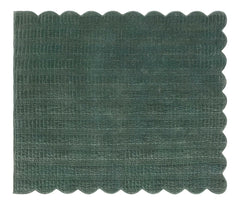 Laura Ashley Scalloped Pine Green 180x235cm Bedspread