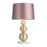 David Hunt Lighting Athena Table Lamp In Butter Brass With A Marble Base