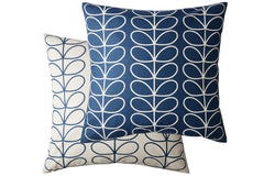 Orla Kiely Small Linear Stem Cushion Whale 50x50 Feather