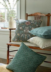 William Morris At Home Spring Thicket Mineral Microfibre 45x45cm Cushion