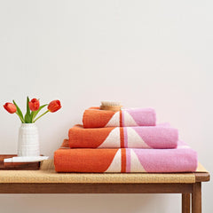 Orla Kiely Stem Bloom Duo Blush Towels