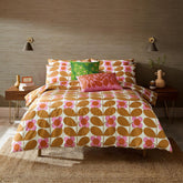 Orla Kiely Stem Bloom Saffron Bedding