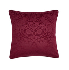William Morris At Home Strawberry Thief Embossed Berry Microfibre 50x50cm Cushion