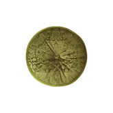 William Morris At Home Strawberry Thief Embossed Olive 38cm Circular Cushion