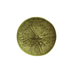 William Morris At Home Strawberry Thief Embossed Olive 38cm Circular Cushion