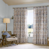 William Morris At Home Strawberry Thief Hessian Ready Made Curtains