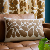 Orla Kiely Sycamore Stripe Coffee Microfibre 40x60cm Cushion