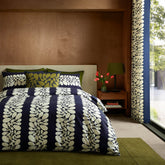 Orla Kiely Sycamore Stripe Space Blue Bedding