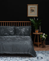 Timorous Beasties Tendril Spill Navy Bedding