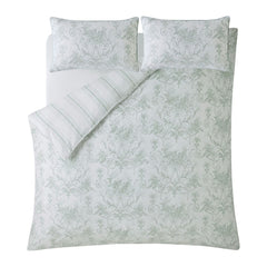 Laura Ashley Tuileries Sage Cover and Pillowcase Set
