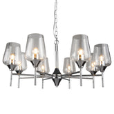 Magnalux Vino 8 Light Polished Chrome Ceiling Light