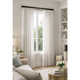 Laura Ashley 28mm Vivien Curtain Pole, Black