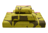 Orla Kiely Wildflower Yellow Ochre Towels