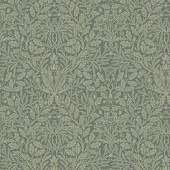 William Morris At Home Fabric The Forager Acorn, Eucalyptus