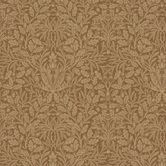 William Morris At Home Fabric The Forager Acorn, Russet