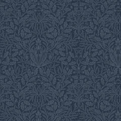 William Morris At Home Fabric, The Forager Acorn Velvet, Midnight