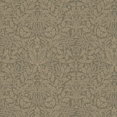 William Morris At Home Fabric, The Forager Acorn Velvet, Truffle