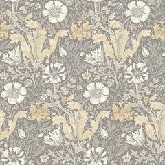 William Morris At Home Fabric, Flora And Foliage Compton Velvet, Cobble