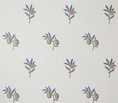 William Morris At Home Fabric, The Forager Fruit Embroidery, River