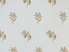 William Morris At Home Fabric, The Forager Fruit Embroidery, Sage