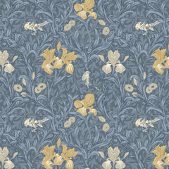 William Morris At Home Fabric, The Forager Iris, River