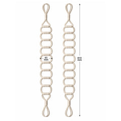 Laura Ashley Ardal Tieback, Cotton, 1 Pair