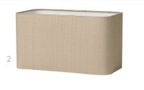 Rounded Rectangle Silk Shade ZOF11 - The Light Company
